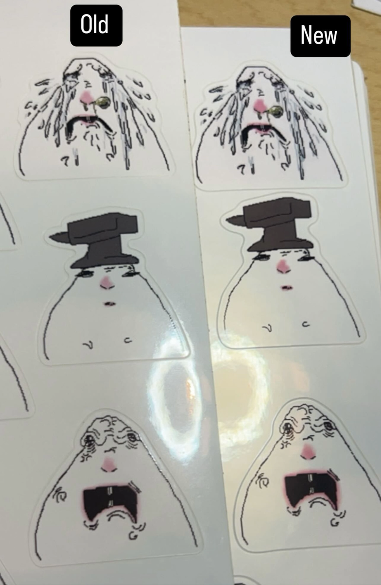 THE ORIGINALS 11 hamsters sticker sheet