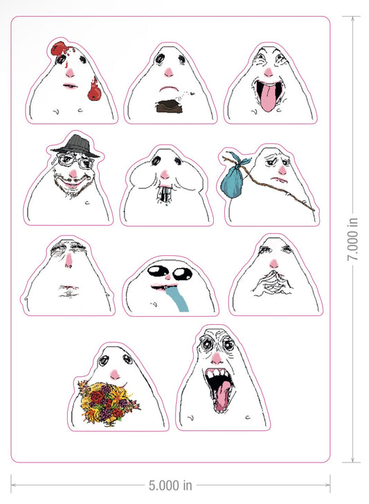 (PREORDER) The New sticker sheet