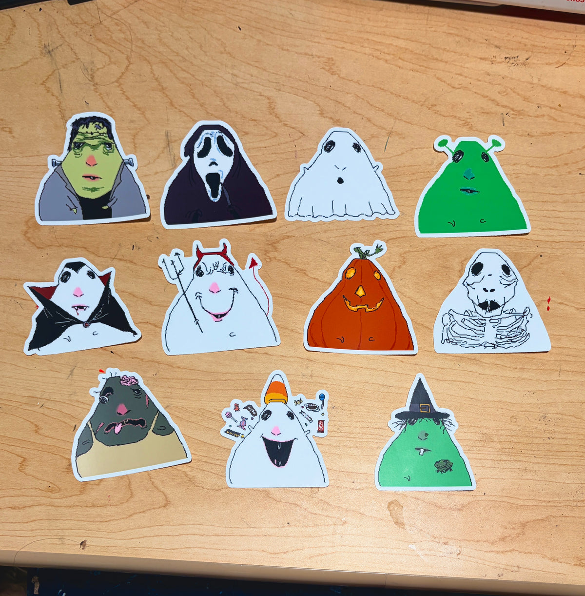 Halloween Big Hamster sticker